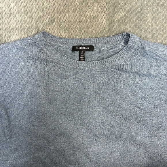 Ellen Tracy Women's Large Sweater Crewneck Soft Pullover Winter Boxy Sweatshirt - Picture 5 of 9